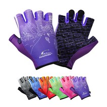 와이쇼핑 하이킹 반장갑 S.S 등산장갑 자전거장갑 레저용, 퍼플