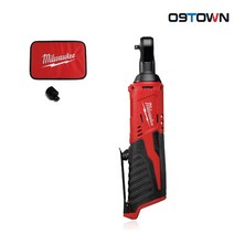 밀워키 M12 IR-0B 충전 임팩트 라쳇 12V 본체 3/8인치, 1개