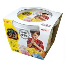 제이스토어 / 하양 컬러 실내모래놀이 어린이 샌드 아트 500ml 1P, 선택:본상품
