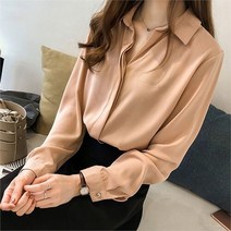 셀러허브 여성패션 [오노마] ONM 여성 데일리 4컬러 기본 베이직 셔츠 블라우스
