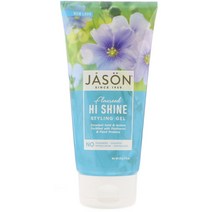 Jason Natural 모발관리 스타일링 젤 아마씨 함유 하이 샤인 170g(6oz)
