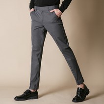블루포스 남성용 BG베르넌 사이드 밴딩 슬랙스 베이직핏 정장 바지 빅사이즈 슬렉스