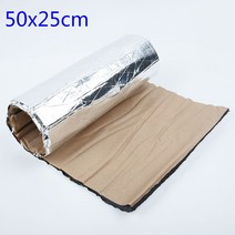 Car Soundproof Deadening Mat Firewall Insulation Audio Noise Insulator Pad Multifunctional Silver Th, 하나, 보여진 바와 같이