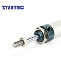 유압리프트 MAL 시리즈 미니 공압 실린더 16/20/25/32mm 보어 25-300mm 스트로크 복동 알루미늄 합금 에어, 12 300mm stroke_04 32mm Bore