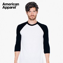 American Apparel 7부 나그랑 Black