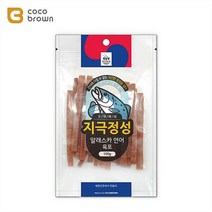 강쥐 혈관건강 케어 알래스카 연어육포 보상간식 져키, 기본