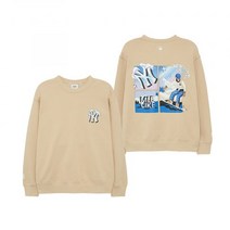 MLB 라이크 데일리 오버핏 맨투맨 NY (L.Sand)