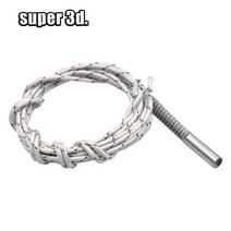 카트리지 히터 세라믹 케이블 프린터 프린트 헤드 유도 가열 튜브 요소, 12v50w 1m 흰색