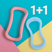 비핏 요가링1+1 종아리알삭제 필라테스링_스카이블루, 단일옵션