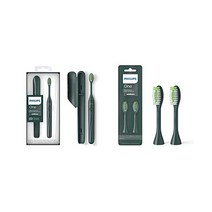 필립스 One by 소니케어 재충전되는 칫솔 Shimmer HY1200 05 구강세정 물치실 구강세정기 치간칫솔 물칫솔, Sage_Rechargeable Bundle