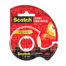 스카치 3M 다용도 셀로판테이프 디스펜서 581 18 mm x 15 m, 40개