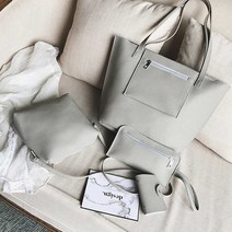 [알티피아] 모던 숄더백 크로스겸 클러치 여성 멀티 가방 세트