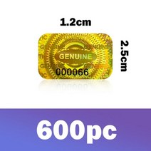 300/600/1200 pcs 보안 탬퍼 스티커 홀로그램 보증 Void 레이저 라벨 일련 번호 라벨, 600pcs