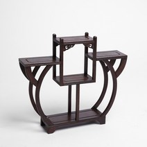 엠케이유통 찻 잔 장식장 (95274) 인테리어 소품 원목 선반 찻집 카페 다관 다도구 다기, 상세설명참조