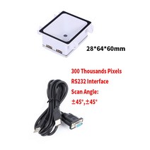 EVAWGIB미니 사이즈 TTL RS232 직렬 USB 바코드 스캐너 모듈 QR 셀프 인덕션 리더 미니 자동 스캔 모바일 지불, EVX921TRS232