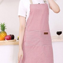 H형 길이조절 방수 앞치마, E, 스트라이프