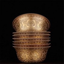 LED천수관음 불상 조명 집들이 개업 선물 관세음보살불교 용품 절묘한 조각 구리 녹청 아름다운 여덟 길조, 한개옵션0