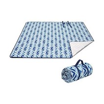 KingCamp 레저 시트 대형 4 사이즈 200x200cm 300x300cm 알루미늄 증착 가공 세탁기 세척 가능 비치 매트 캠핑 콤팩트 접이식 피크닉 방수 그랜드 텐트 다수 대, 블루