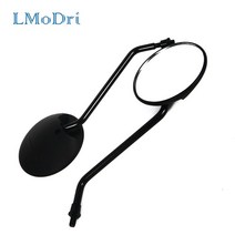 LMoDri-바이크 바이크 오토바이 미러 백미러 한 쌍 모터사이클 혼다 스쿠터 가와사키 스즈키 야마하 10mm 8mm, [02] 8mm Screw