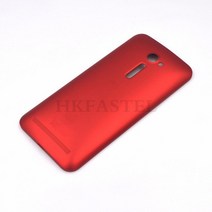 Hkfastel 신품 원래 주택 아수스 zenfone 2 레이저 ze500kl 휴대 전화 다시 배터리 도어 커버 케이스, 한개옵션1, 01 Red Color