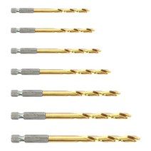 스마토 하이스 코팅 드릴 4.2-6.5 HSS 육각생크 육각기리날 임팩 구멍뚫기 나사박기, 6.5