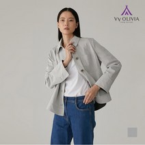 올리비아로렌 코튼 라이크 자켓 VVBFUXM3461