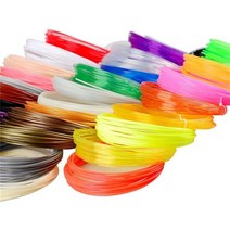 3d프린터 부품 펜 스캐너 pla 필라멘트 프린터기3d 프린터 펜용 10M PLA 필라멘트 직경 1.75mm 3D 펜 교체, [32] 은