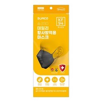 숨코KF94 1매 미세먼지 황사마스크(블랙), 상세페이지 참조, ★상품만족해요!!