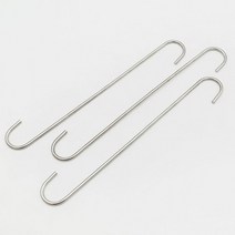 둥근 S고리 실버 30cmS걸이 S자고리 S자걸이 에스고리 후크행거, 본상품, 상세페이지 참조
