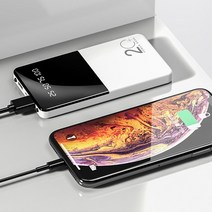 파워뱅크 보조 배터리 베터리 신제품 아이폰 12 11 화웨이 샤오미용 20000mAh 보조 배터리 휴대용 충전기, 03 20000amh