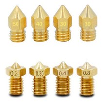 황동노즐M6 MK8 / E3D V5 V6 / 3D프린터노즐 YOIRWEOI + 894945274EA, MK8 3mm 0.2