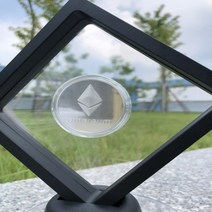 프리미엄 쇼케이스 데코 코인 주화 암호화폐, PI Coin Gold