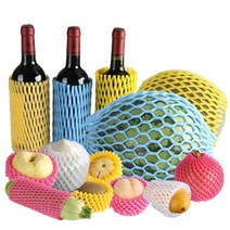 과일 포장지 그물망 사과 배 선물포장 완충재 1000개, 하얀색 길이 8cm 폭 5cm 1000개/팩