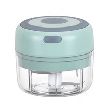 미니 전기 고기 분쇄기 칠리 마늘 야채 쵸퍼 100250ml 무선 휴대용 믹서 기계 분쇄기 주방 믹서기, 녹색 100ml