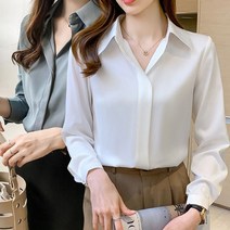 여름블라우스 여성상의 단추 카라블라우스 여성스러운 큐빅 흰색블라우스 가벼운블라우스 깔끔한 블라우스 디자인 검은색블라우스 여성블라우스 여자블라우스 무지 브이넥블라우스