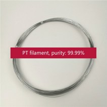 PH메다 PH측정기 백금 와이어 전극 전기 영동 셀 양극 화염 색 반응 순도, 10 0.4mmx10cm