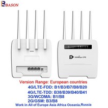 유심라우터 국내포켓와이파이 r102 유럽 아프리카 아시아 잠금 해제 cat6 300mbps 3g 4g wifi 라우터 무선 wi-fi 모뎀 sim 카드 광대역 lte 모바일, 유럽 ​​버전