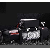 차량 12v 24v 전동윈치 견인 무선리모콘 체인 제어 운반 기중기, 1.과부하 보호 방수 12v3000lbs