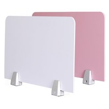 책상 시험 보호 파티셔 클램프 가림막 거치대 구멍, 스크린 클립 높이 40x길이 60cm