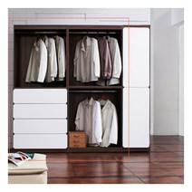 아르스노바 시스템 드레스룸(1단행거+4단서랍+2단드레스장), 1단행거+4단서랍+2단드레스장