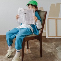 [해피버스] 해피기모아동상하세트 블루