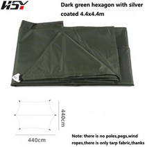 UPF50 + 방수 PU5000MM 를 가진 옥외 야영 천막, 11 4.4x4.4m E