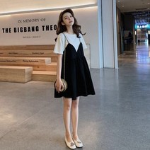 빅사이즈냉장고원피스 만삭드레스 하객룩 빅사이즈 주수원피스 임산부원피스 여름 만삭사진옷 임부복