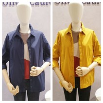 올리비아로렌 기본 카라 간절기 봄 가을 자켓형 남방 vocnlvf7221