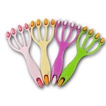 두피 마사지기 브러쉬 롤러 헤어 지압 머리 안마기 gublue*0611428WF, A타입