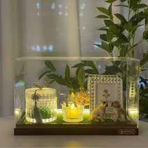 반려동물 추모공간 추모함 LED 추모공간 LED 추모함, 4. 추모함 + LED바 + 인조잔디