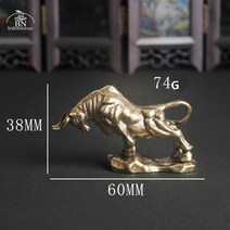 led불상 부처상 반가사유상 미니 불교굿즈 관세음보살상 연등 석가모니상 관음상 골동품 구리 황소 미니어, 01 Bull-74g
