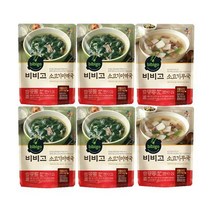 비비고 소고기미역국 500g*4+소고기무국 500g*2, 500g, 1세트