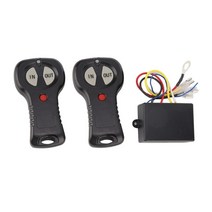 12V 433.92MHz 범용 복구 무선 전기 디지털 윈치 원격 제어 ATV SUV 핸드셋 스위치 컨트롤러 H8WE, 한개옵션0