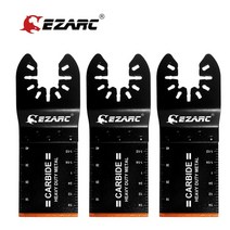 멀티커터 고속 금속 철근 절단기 ezarc 카바이드 이빨 진동 툴 톱날 퀵 릴리스용 툴 하드 재료 손톱 절단 3pcs 188, 금속 절단, 카바이드 3pcs 세트